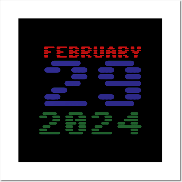 February 29th 2024 Leap Year Wall Art by Dearly Mu